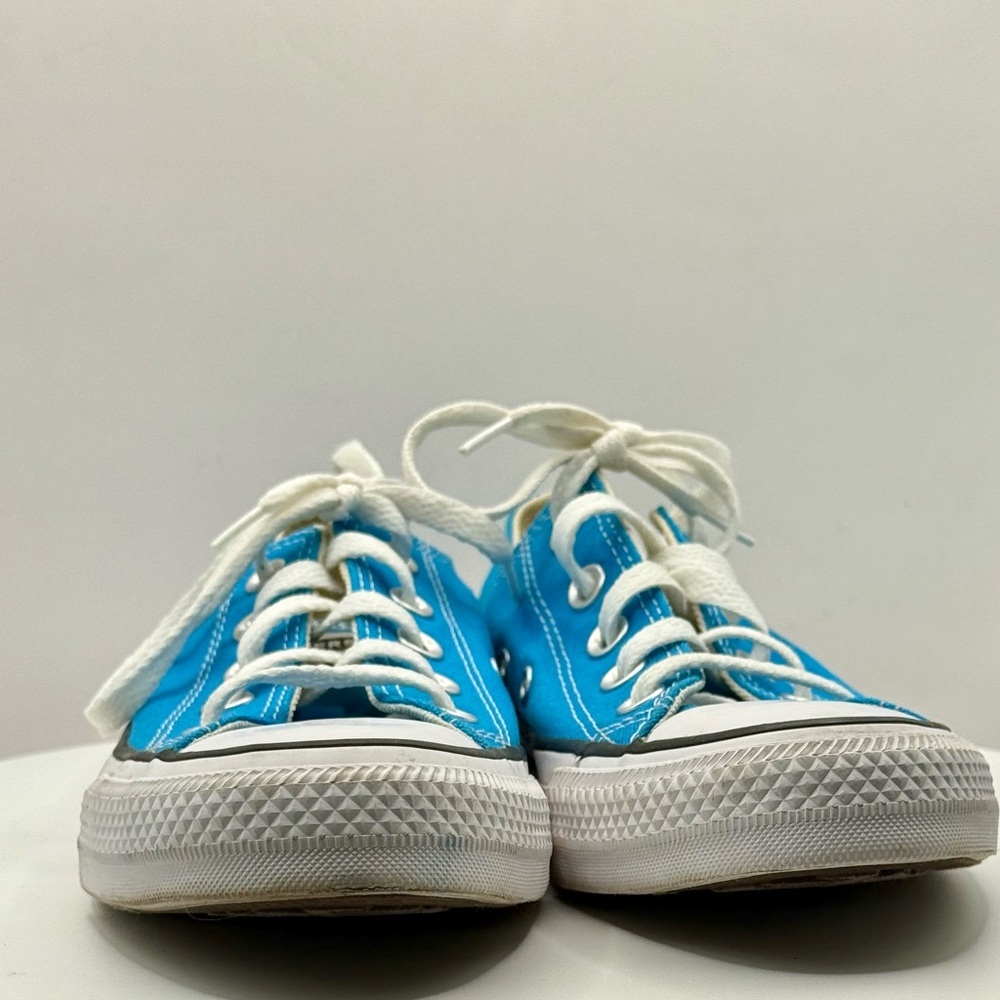 Converse Chuck Taylor All Star Low Top Sneakers Blue Size 5.5 Women 3.5 Men - Picture 4 of 11